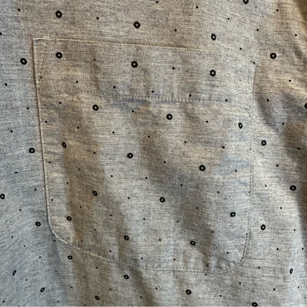 Threadbare Classic Gray Patterned Men's Dress Shi… - image 2